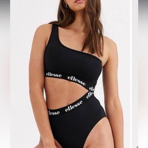 ellesse bathing suit one piece with cut out